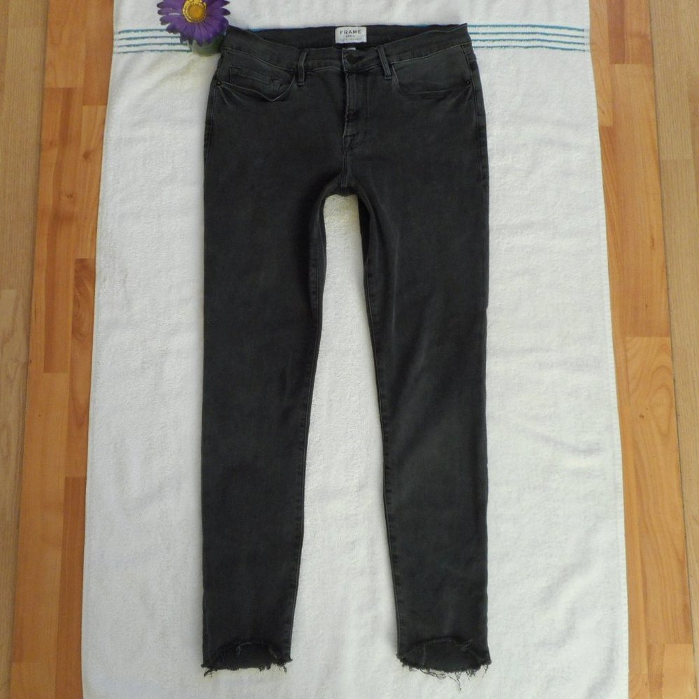 FRAME JEANS Le Skinny Gray Size 31 - Picture 8 of 14